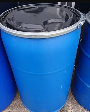 1. Plasttunna Blå 208l